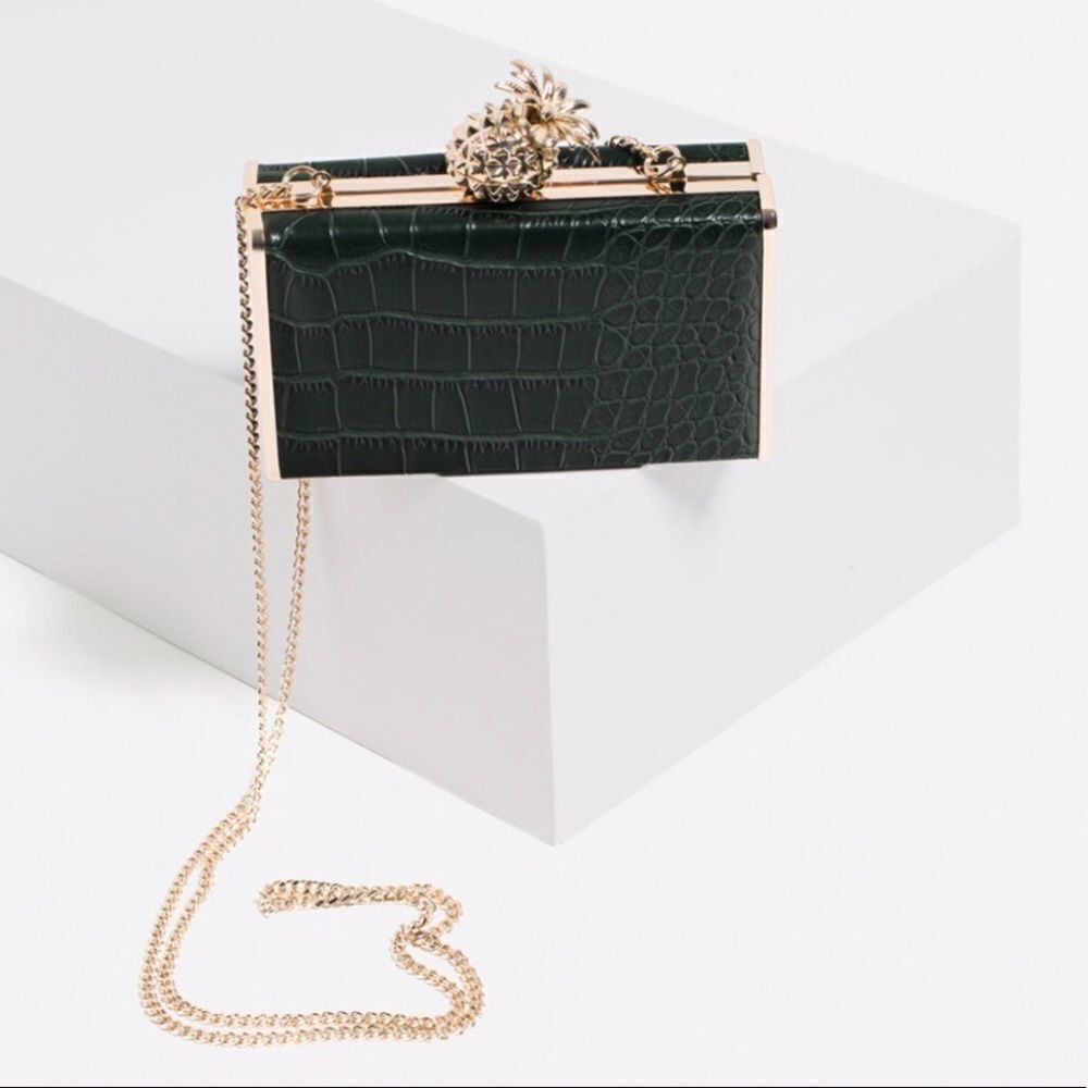 Zara pineapple crossbody/ shoulder bag. New.
